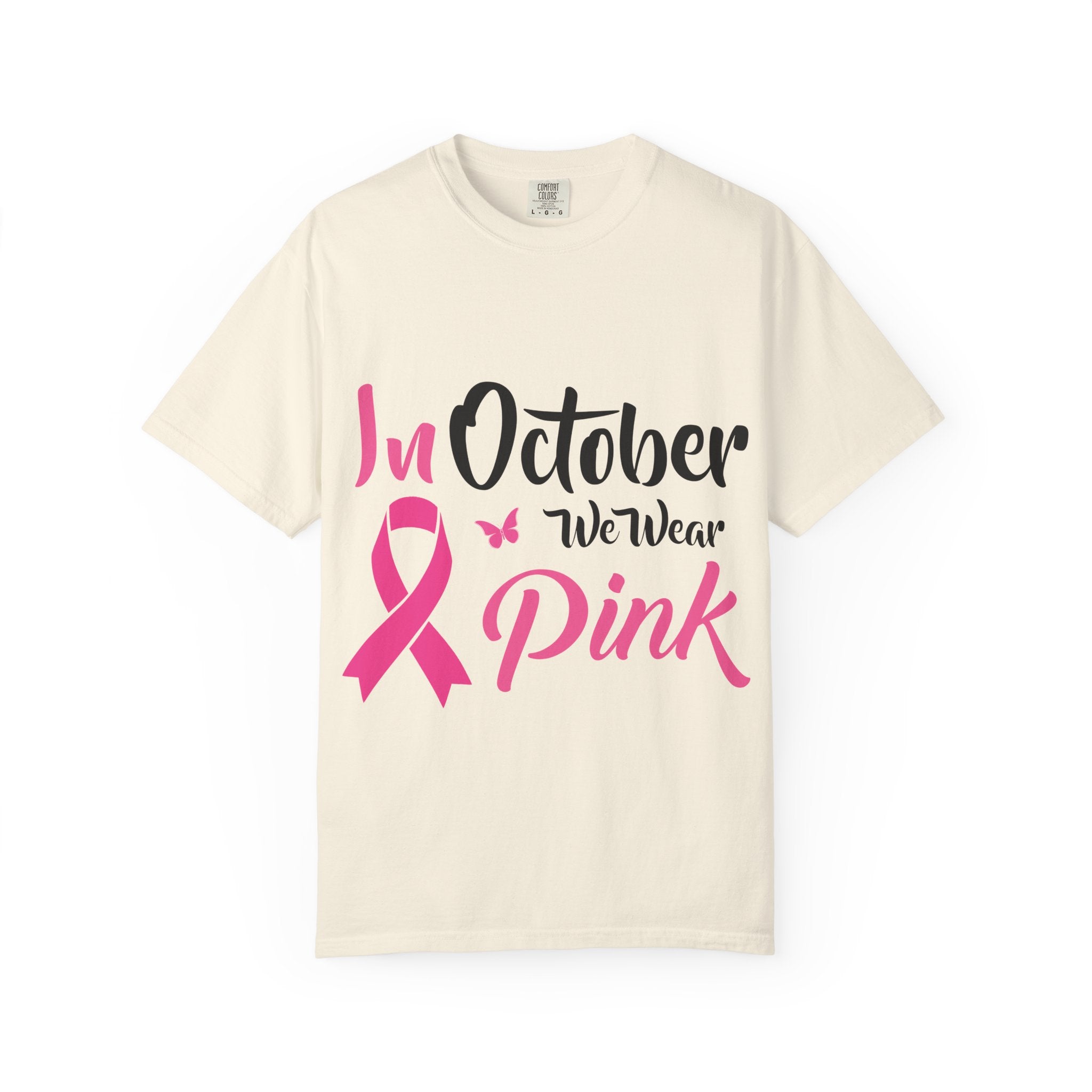 Breast Cancer Awareness T-Shirt — "In October We Wear Pink" Tee
