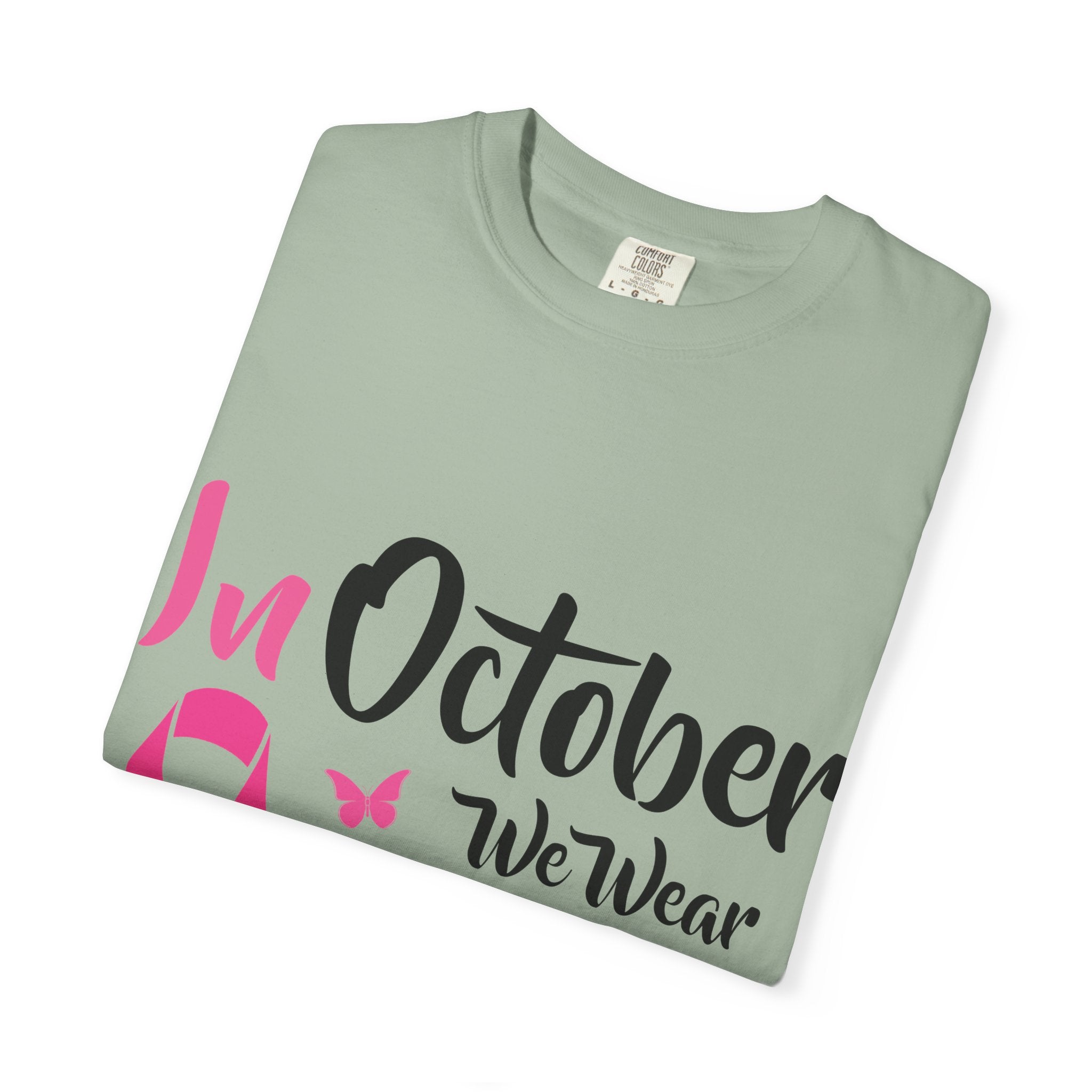 Breast Cancer Awareness T-Shirt — "In October We Wear Pink" Tee