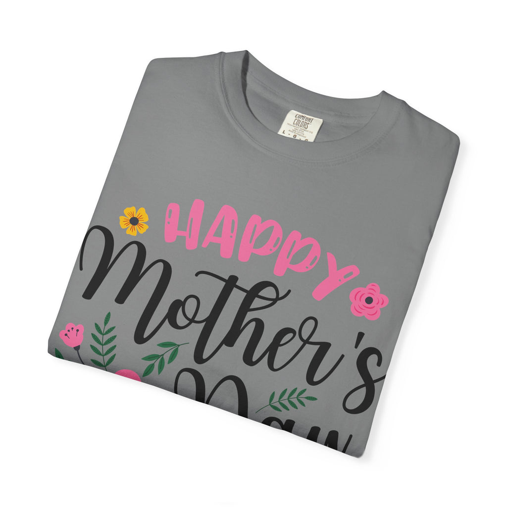Mother's Day Floral T-Shirt — "Happy Mother's Day" Celebration Tee