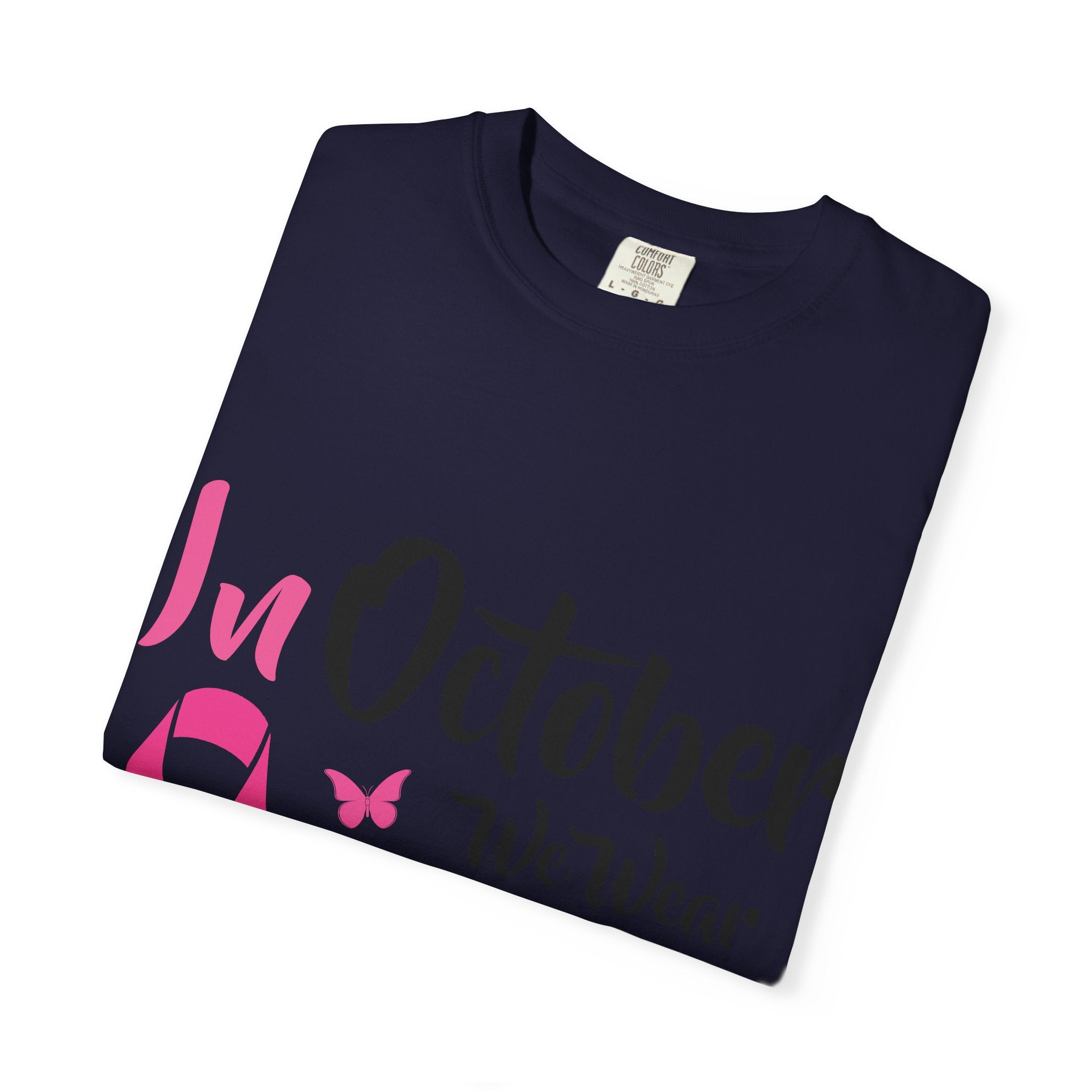 Breast Cancer Awareness T-Shirt — "In October We Wear Pink" Tee