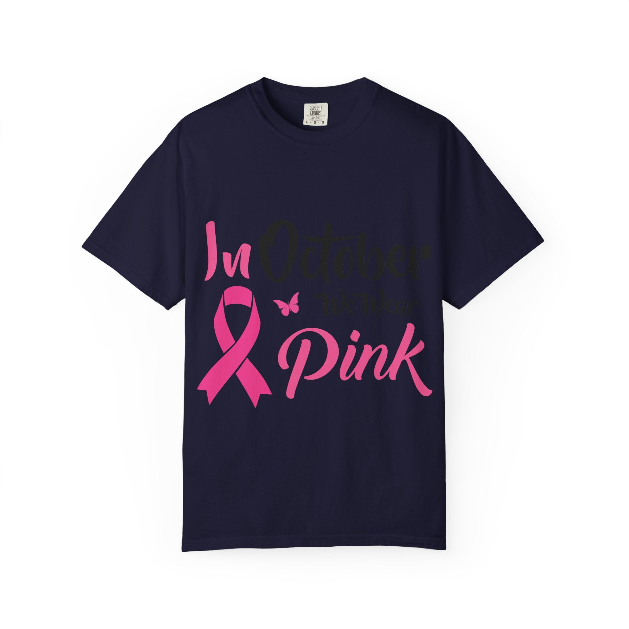Breast Cancer Awareness T-Shirt — "In October We Wear Pink" Tee