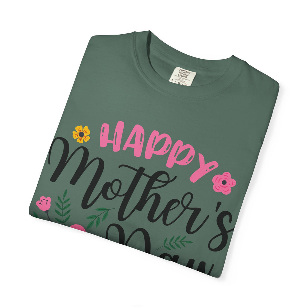 Mother's Day Floral T-Shirt — "Happy Mother's Day" Celebration Tee