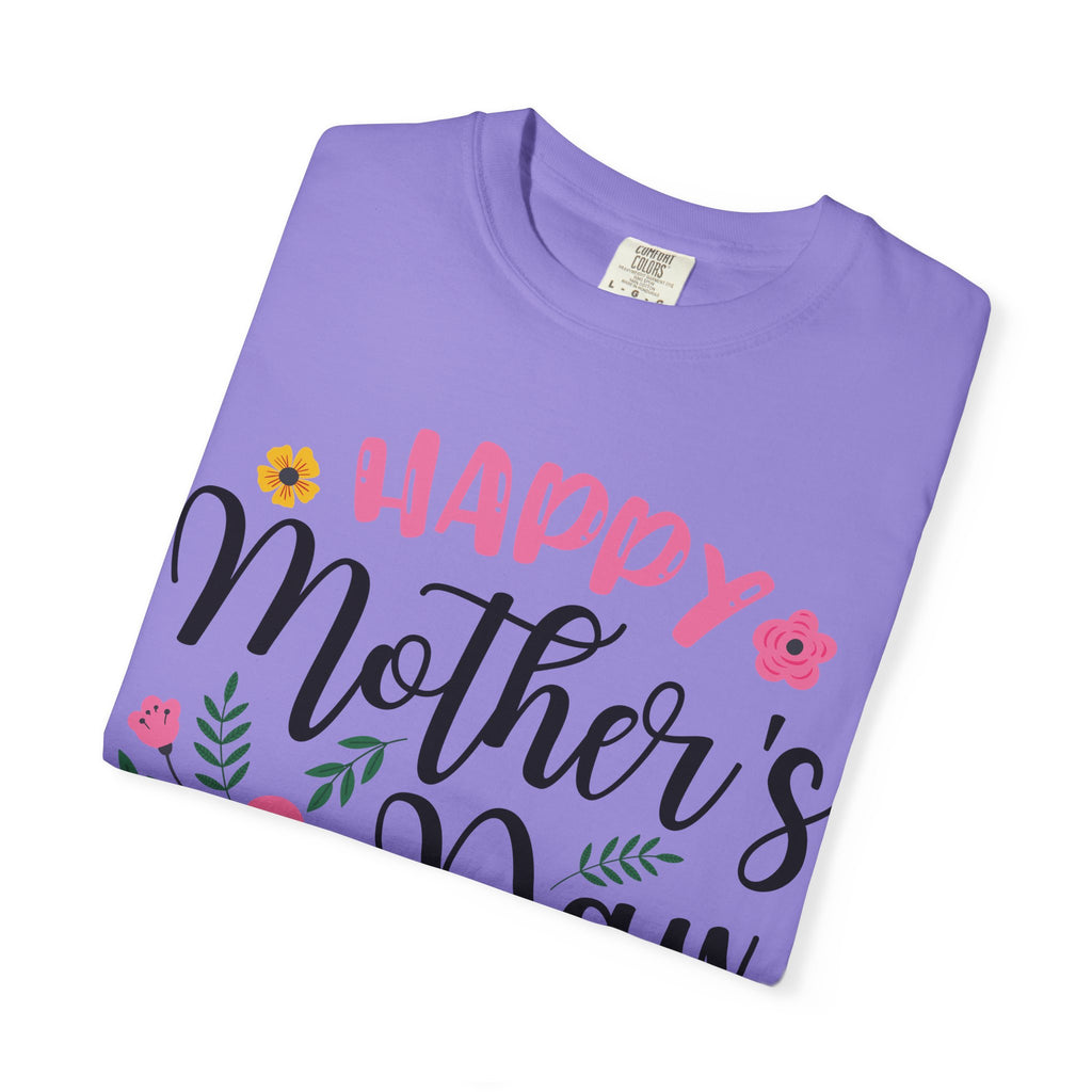 Mother's Day Floral T-Shirt — "Happy Mother's Day" Celebration Tee
