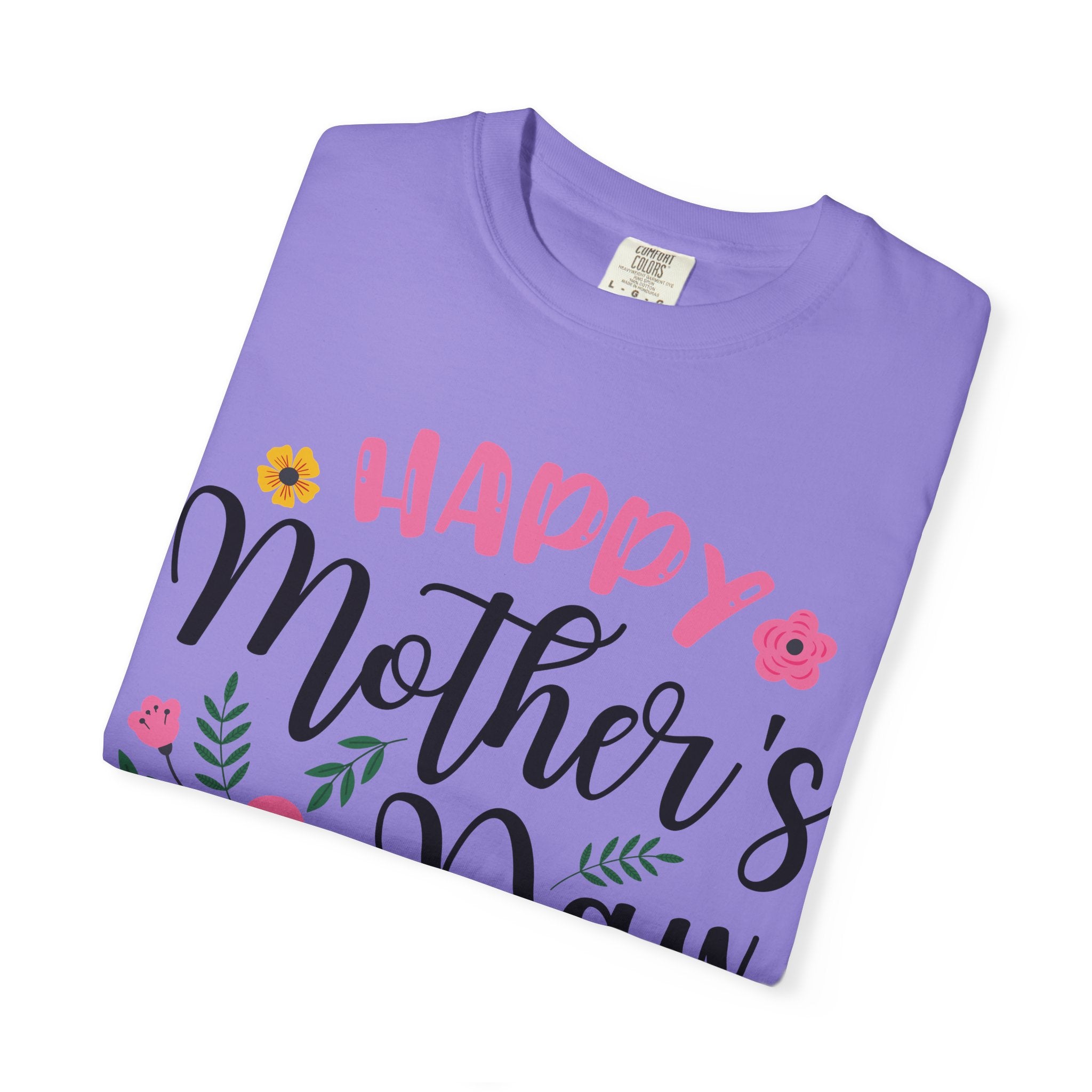 Mother's Day Floral T-Shirt — "Happy Mother's Day" Celebration Tee