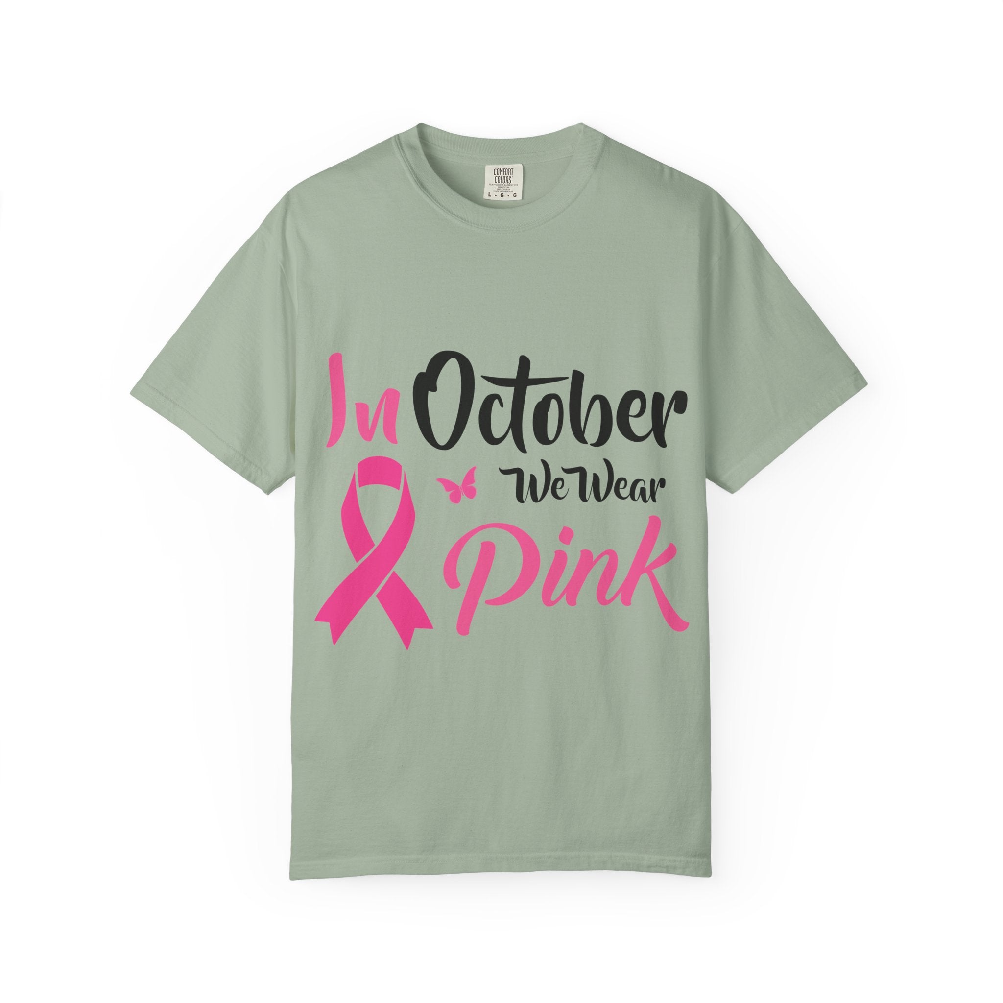 Breast Cancer Awareness T-Shirt — "In October We Wear Pink" Tee